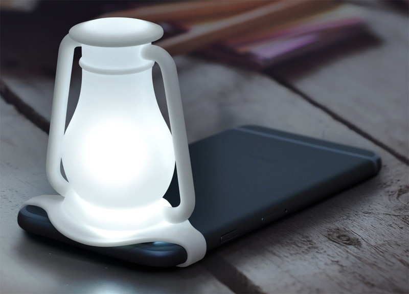 Illustration for article titled A Silicone Strap Turns Your Phone's Camera Flash Into a Bedside Lamp